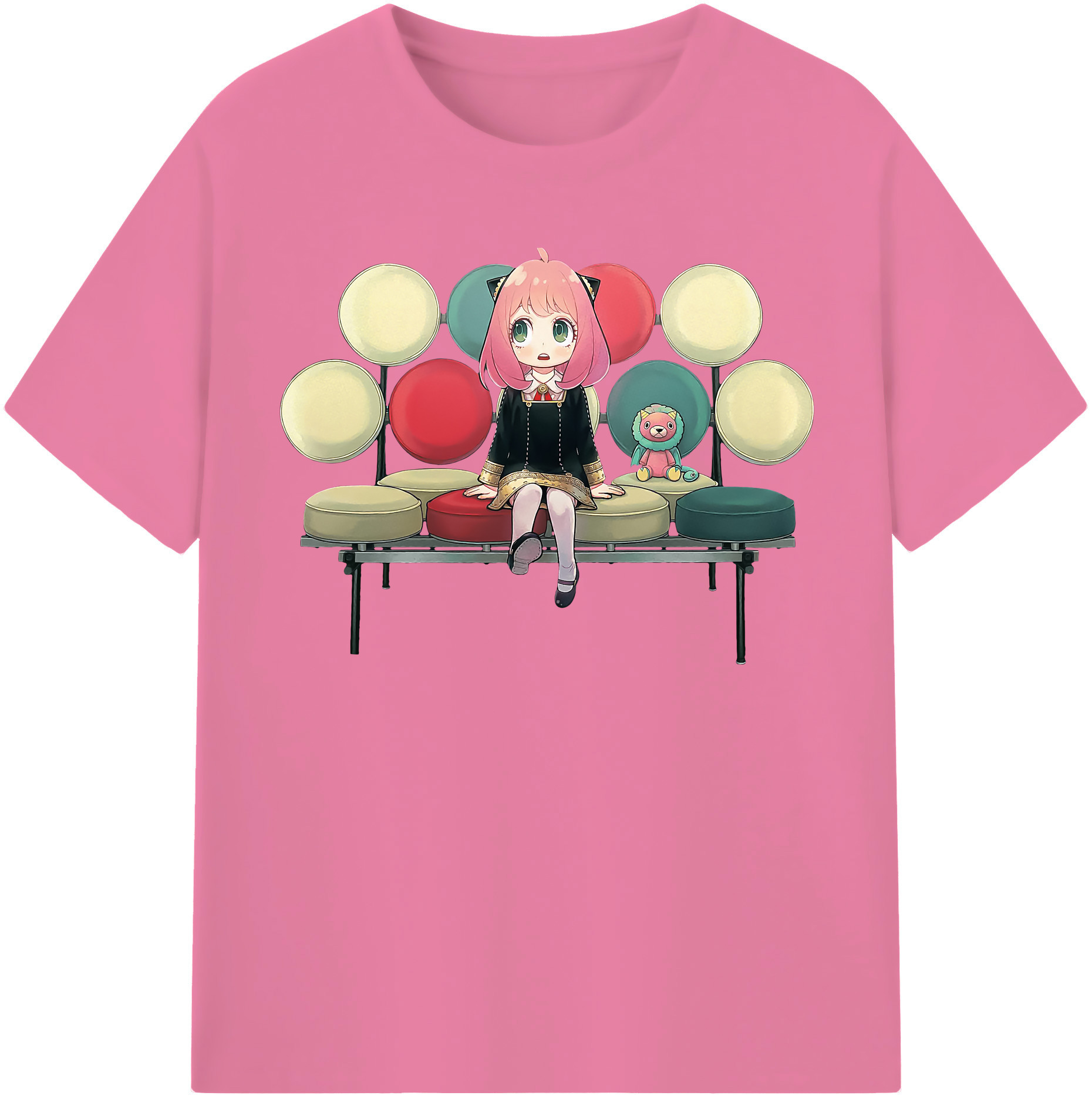 （画像用） SPY×FAMILY间谍家家酒 綿100％半袖Tシャツ（フロントプリント）